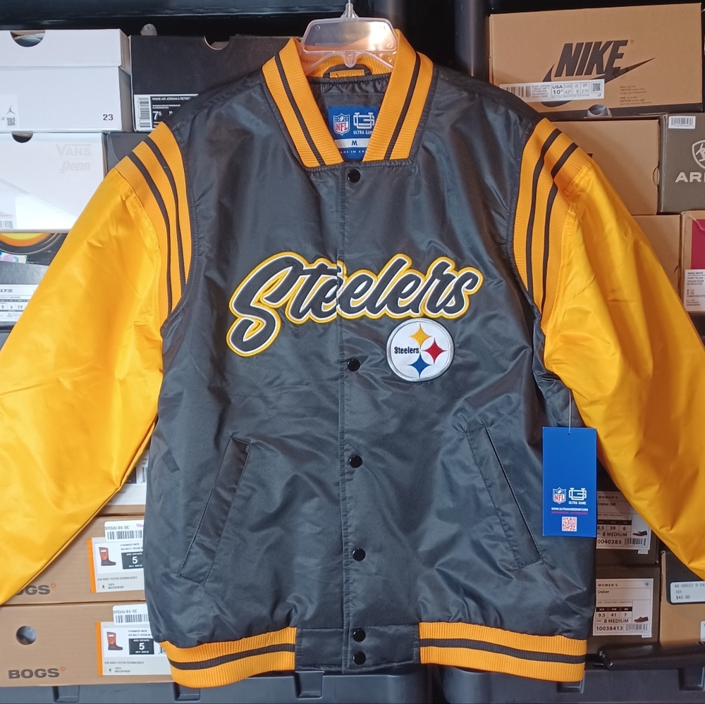 NFL Pittsburgh Steelers Varsity Jacket Men’s Size Medium